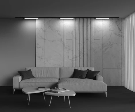 Трековый светильник Basis Unity 3000K 24Вт 110° (однофазный) Maytoni Technical TR000-1-24W3K-B (220V)