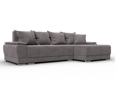 Диван угловой Лига-119 угол правый (ДСП,Брус,Фанера,ЛДС,Велюр/Бежевый) Лига Диванов 137095