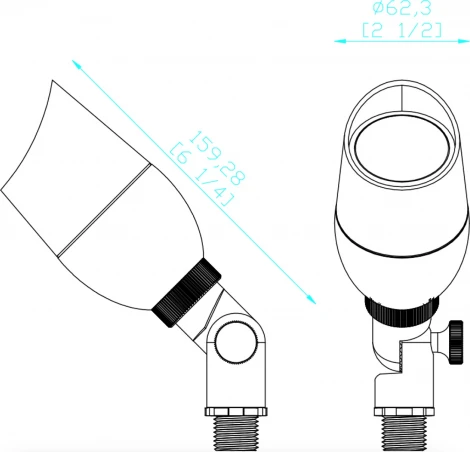 Грунтовый светодиодный светильник LD-Lighting LD-C LD-C005 (220V, IP65)