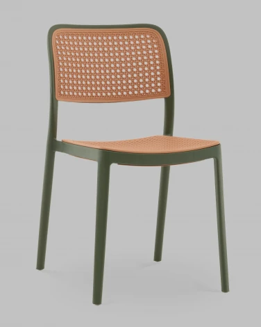 Стул Yona пластиковый зелёный Stool Group арт.УТ000040842