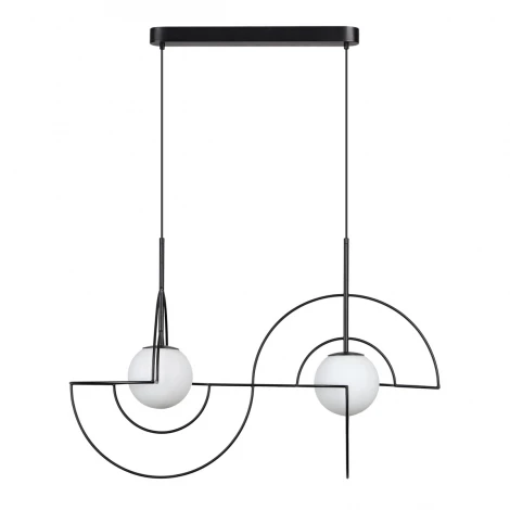 Подвесной светильник Odeon Light Futurum 7196/10L металл/стекло/черный/белый IP20 LED 10W 3500K 220V
