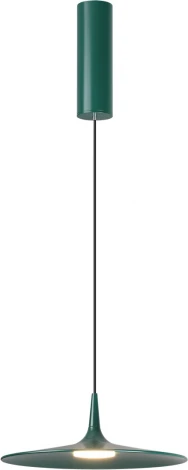 Подвесной светильник Odeon Light Sombra 7037/12L темно-зеленый/металл/акрил LED 12W 3000K 220V (на проводе, круглые)