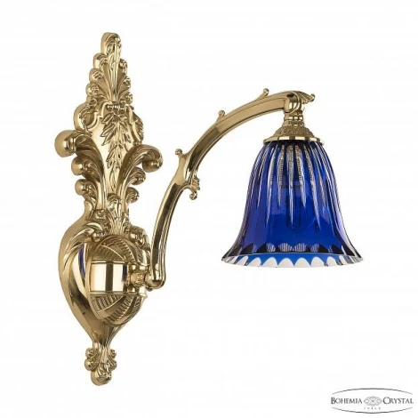 Бра Bohemia 7211 7211B15P/1/210 G P2 D Clear-Blue/H-1K