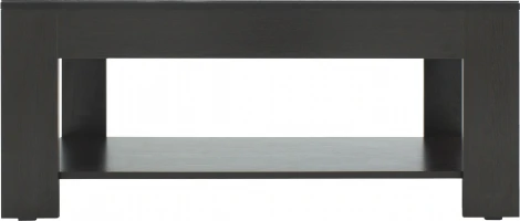 Стол журнальный BeautyStyle 26 венге/стекло черное Mebelik арт.001064