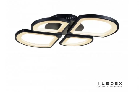 Потолочная люстра iLedex River X024-4 BK (220V, пульт управления)