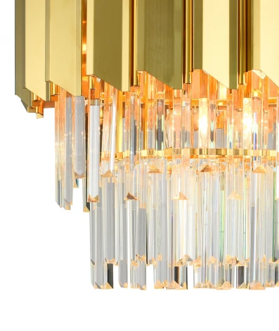 Подвесная люстра Natali Kovaltseva Delta 79005/8C BRASS