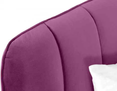 Кровать Amsterdam 1800 ОГОГО (арт.583437), (Велюр/Розовый)