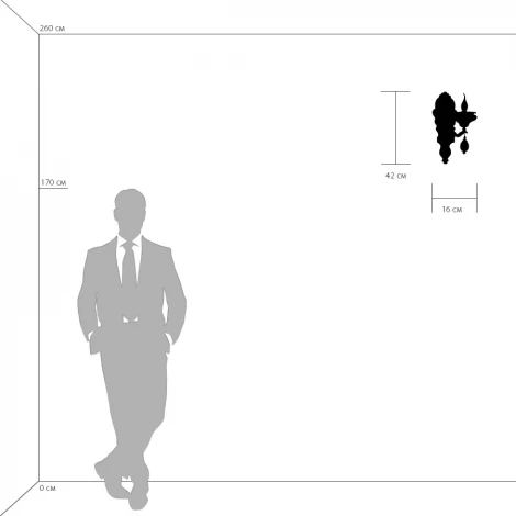 Бра Osgona Melagro 695612