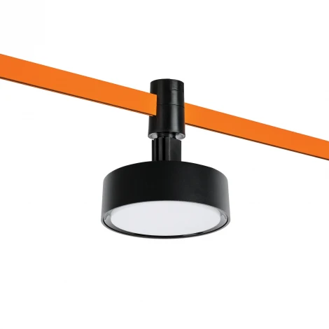 Трековый светильник низковольтный светодиодный 48V 10W черный 4000K Lightstar Due Hermes 210547