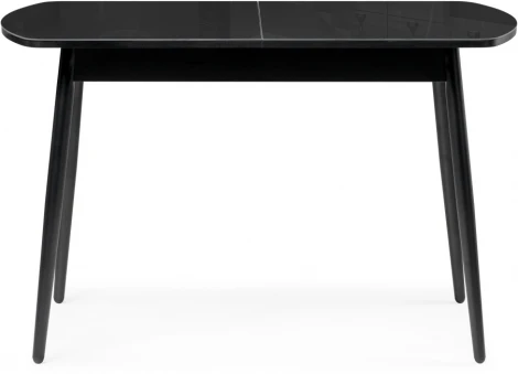 Стеклянный стол Woodville Бейкер черный 551082