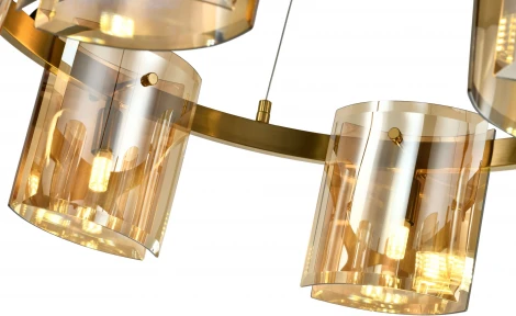 Подвесная люстра Zortes Rony ZRS.1200.06 (220V, на тросе, круглые)