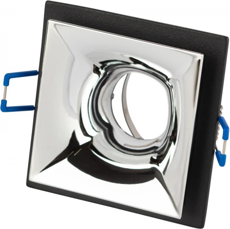 Встраиваемый точечный светильник ЭРА KL102 BK/CH (12V)