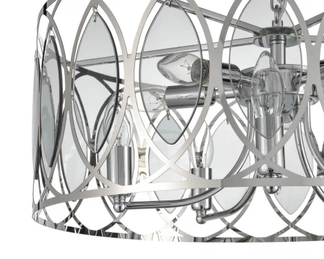 Подвесная люстра Vele Luce Angela VL3153P10 (220V, на цепи, свеча, круглые)