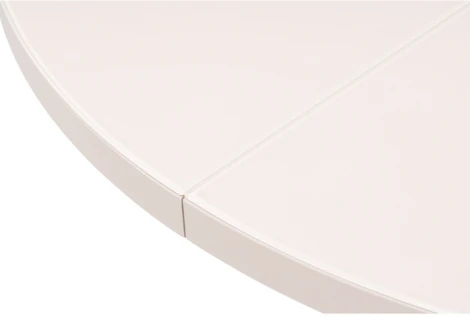 Стол стеклянный Веллор 100(135)х100х78 капучино 502175 Woodville