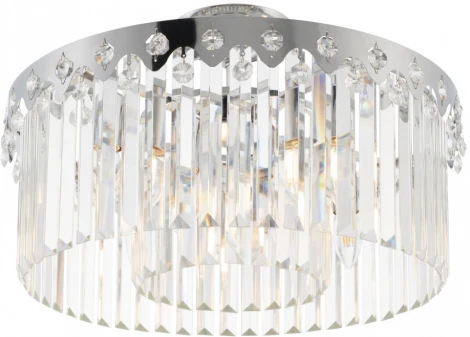 Потолочная люстра хрустальная на штанге Arte Milano Sorrento-8909 378909/6/50/490 CR (220V)