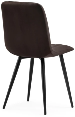 Стул Notta на металлокаркасе Дани коричневый / черный 560287