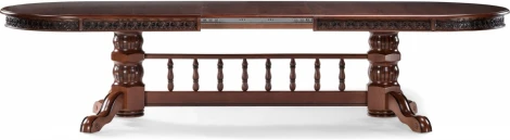 Стол деревянный Woodville Кассиль орех / коричневая патина арт.615218