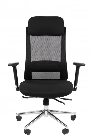Офисное кресло Chairman 500LUX Россия ткань T черный/TW-01 черный 7210649