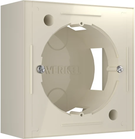 Коробка для накладного монтажа (слоновая кость) Werkel W8000003 (a053526)