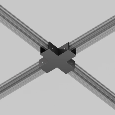 Соединитель X-образный для профиля черный Maytoni Elasity IP O-TR001-CC