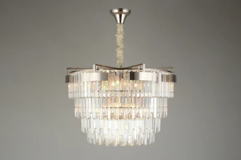 Подвесная люстра каскадная Aployt Mariz APL.813.03.15 (220V, хрусталь, на цепи)