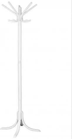 Вешалка напольная В 8Н белый Mebelik арт.009097