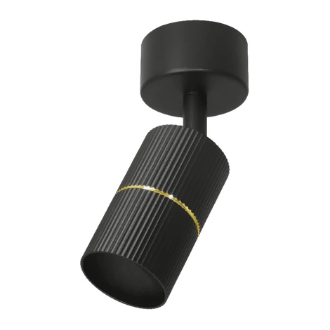 Спот Wolta WSL-GU10/18BG-2 под лампу GU10 Черный / золотой NIMB