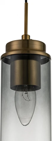 Подвесной светильник Escada Dinasty 2118/1S E14*40W Black/Brass (220V, на проводе)