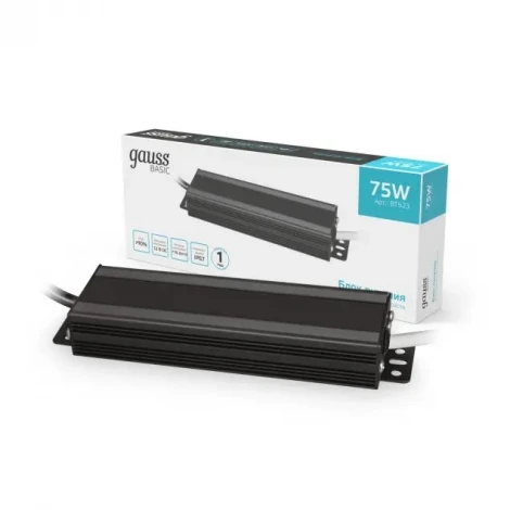 Блок питания Basic 12V 75W IP67 BT523 Gauss