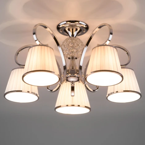 Потолочная люстра Eurosvet Tessa 60088/5 хром (220V)