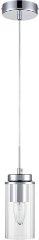Подвесной светильник Lumion Isha 8102/1A хром/прозрачный металл/металл Е14 1*40W 220V (на проводе, круглые)