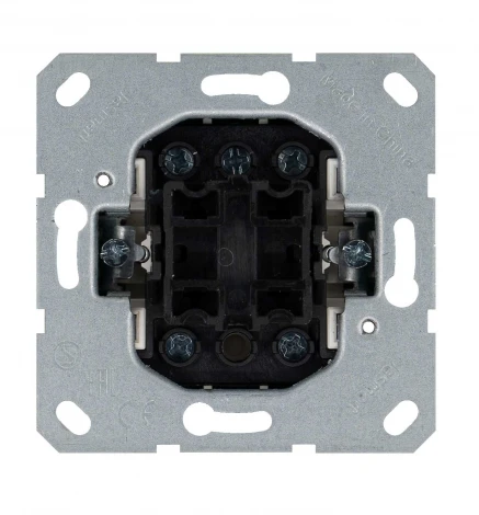 Выключатель жалюзи одноклавишный (мокко) Jasmart G-Classic G3018Z