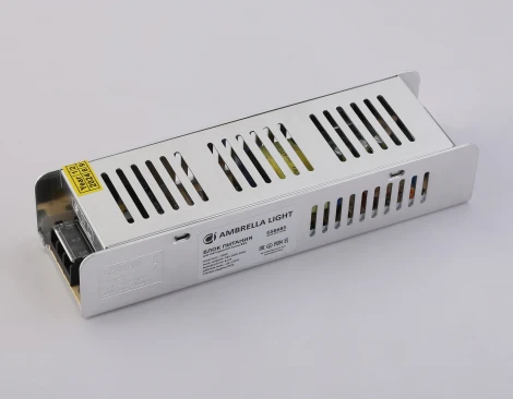 Блок питания с EMC для светодиодной ленты 24V Ambrella LED Driver 24V GS8683 150W 6,3A IP20 220V