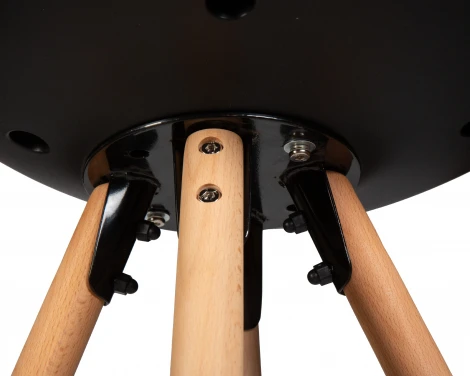 Набор 2 шт стул полубарный DOBRIN RONNI (ножки светлый бук, черный (B-03))