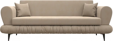 Диван-книжка Лига-045 (Бежевый/Велюр) Лига Диванов арт.122324