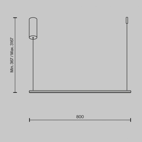 Подвесной светильник Maytoni Halo MOD246PL-L16BSK (LED, 220V, на тросе)