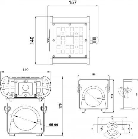 Прожектор уличный Светон Галеон 11-30-С-90-ПТ/0/0-4К80-У67 CB-C0307039 11 (LED, 220V, IP67)