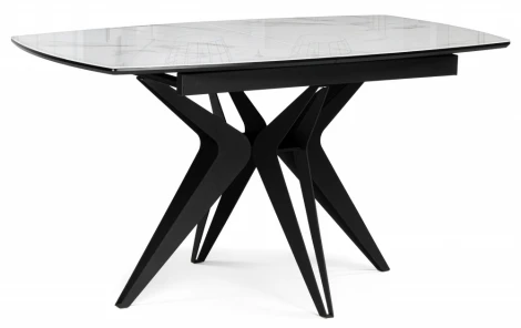 Кухонный стол Notta Риполь (Металл,Стекло/Черный) арт.613332