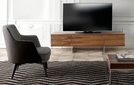 Кресло Angel Cerda A141 (Черный,Белый/ Пенополиуретан,Сталь)