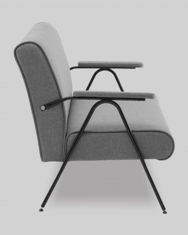 Диван Эндино рогожка серый Stool Group арт.УТ000041563