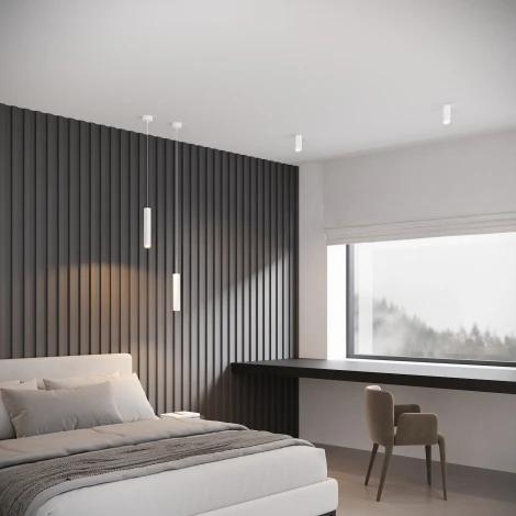 Подвесной светильник светодиодный Elektrostandard Trio 50310 LED 12W 3000K белый (220V, на проводе)