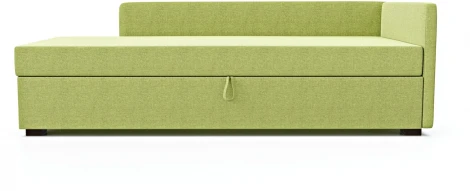 Диван-кровать Arsko Велес Угол правый рогожка зеленая