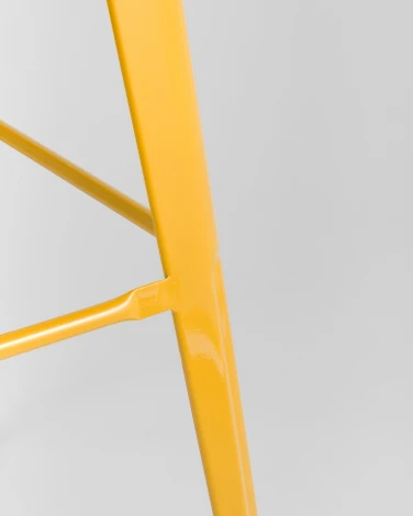 Стул барный Stool Group TOLIX WOOD со спинкой желтый УТ000001866