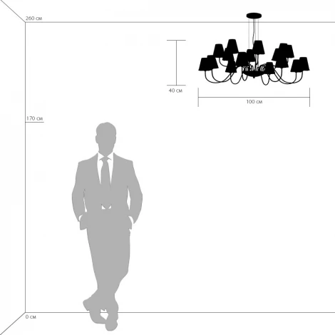Подвесная люстра Lightstar Diafano 758164 (220V, на тросе)