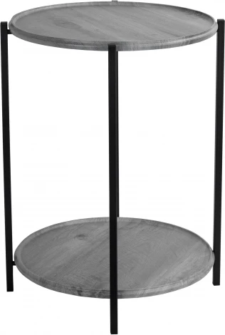 Стол журнальный BeautyStyle 21 орех гикори grey/черный от фабрики Mebelik