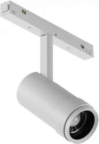 Трековый магнитный светильник 48V iLedex Vision48/22 ZOOM 4822-020-D47-10W-10/60DG-3000K-WH (круглые)