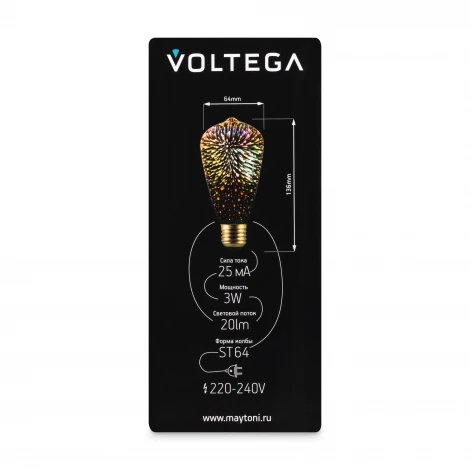Лампочка светодиодная филаментная Voltega 8526