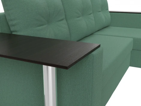 Диван угловой Атланта Лайт правый угол (Зеленый/Рогожка) Лига Диванов арт.121166