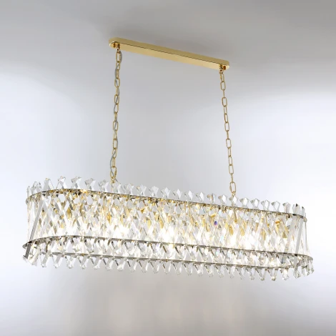 Подвесная люстра хрустальная Modelux MODELUX ML.20213.10 GD