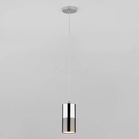 Подвесной светильник Eurosvet Mini Topper 50146/1 хром/черный жемчуг